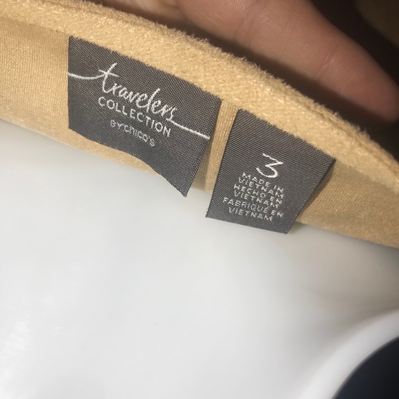 Tan suede like cardigan by Chico’s !! - Picture 4 of 4